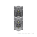 Manufacturers Selling Vertical Double Schuko Power Outlet